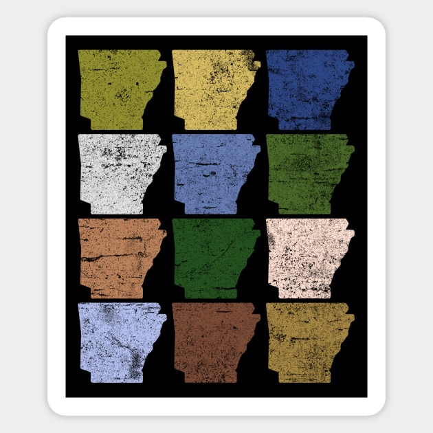 Natural State Hues Sticker by rt-shirts